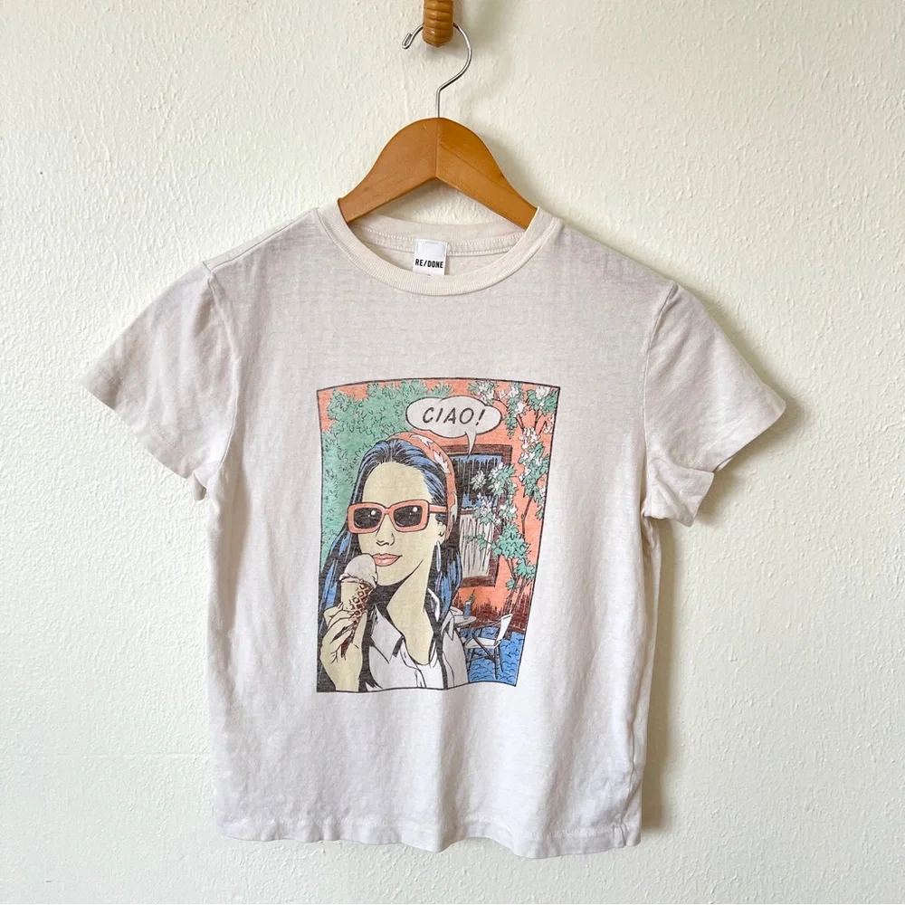 Re/Done Classic Ciao Tee - Picture 3 of 10